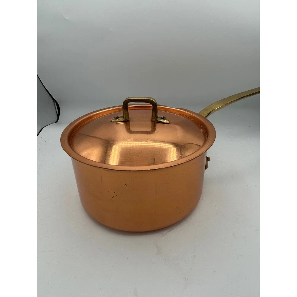 Copral Portugal Copper Saucepan 7.5
